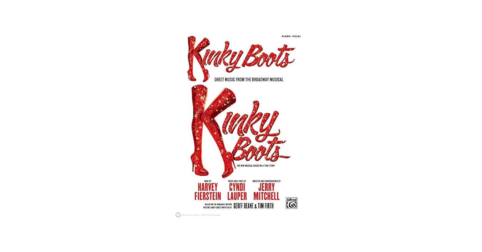 Kinky Boots - Sheet Music from the Broadway Musical: Piano